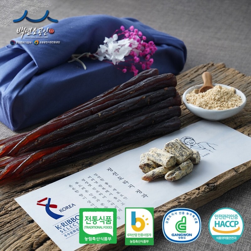 정선아라리한과농원,정선사위 우수문화상품지정 수제 국산 도라지정과250g 고품격 명절선물