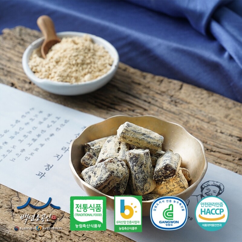 정선아라리한과농원,정선사위 우수문화상품지정 수제 국산 도라지정과250g 고품격 명절선물