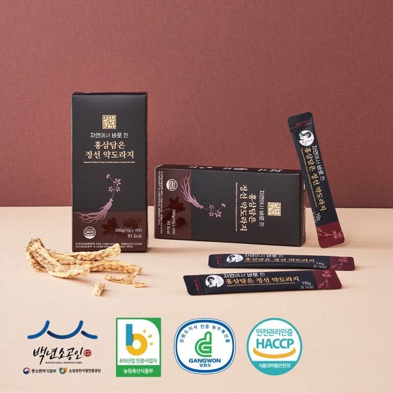 정선아라리한과농원,정선사위 홍삼담은 정선약도라지 30개입 (300g)