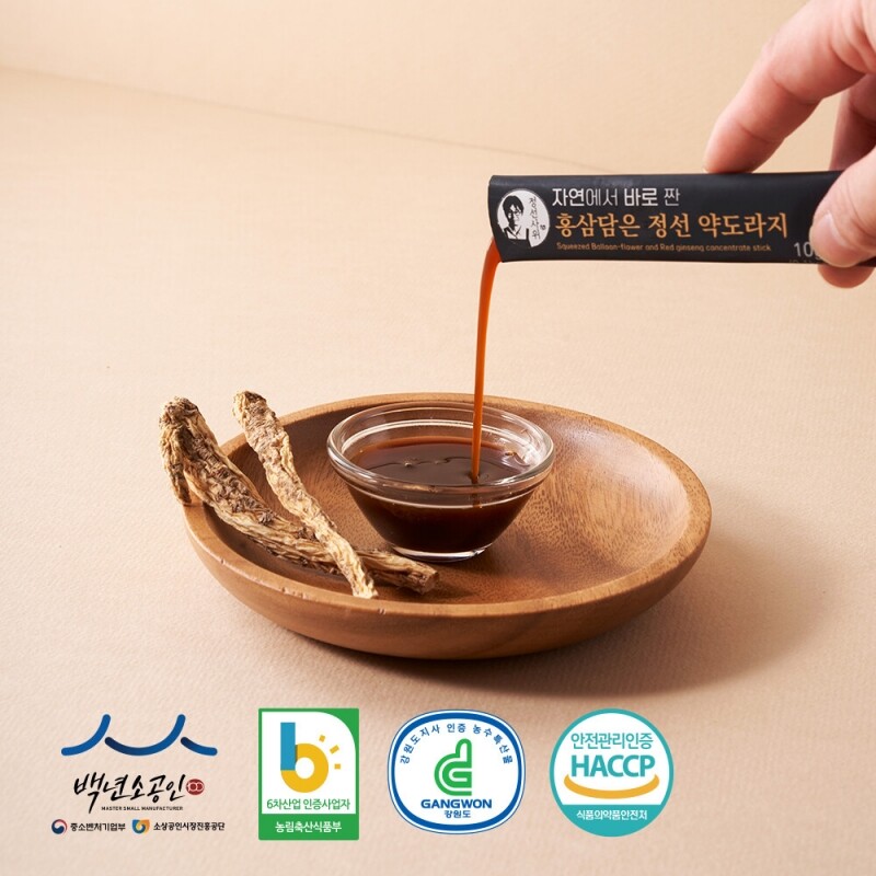 정선아라리한과농원,정선사위 홍삼담은 정선약도라지 30개입 (300g)