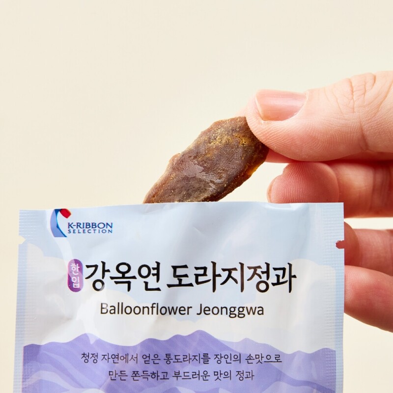 정선아라리한과농원,정선사위 국산 수제 콩고물 한입 도라지정과,더덕정과 70g