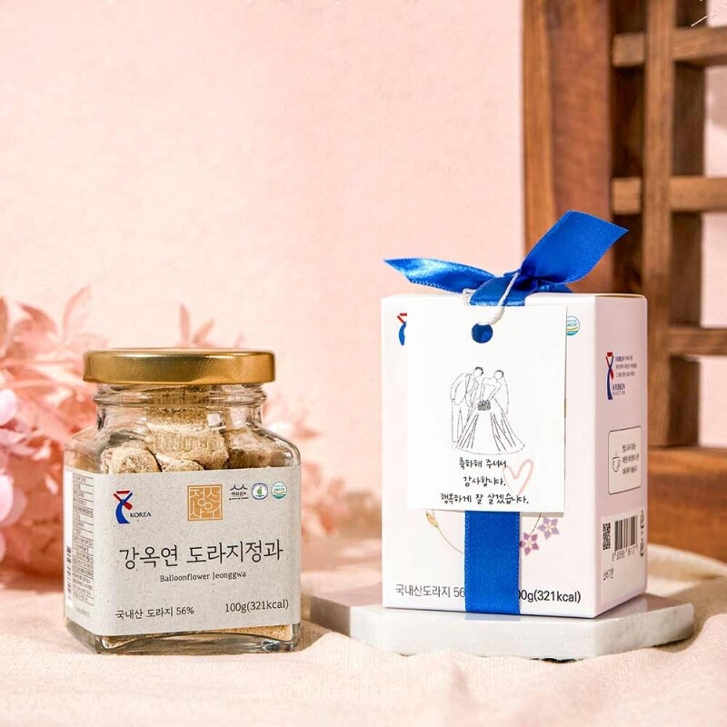 정선아라리한과농원,정선사위 한입 수제 도라지정과 더덕정과 명절 답례품 선물 100g
