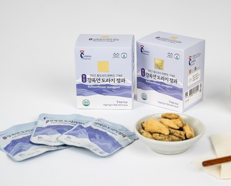 정선아라리한과농원,정선사위 국산 수제 콩고물 한입 도라지정과,더덕정과 70g